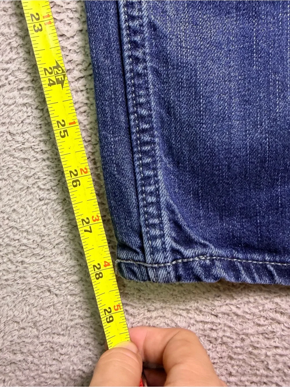 Banana Republic Vintage Straight Jeans Mens 34x30 Medium Wash Denim Whisker Fade